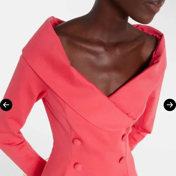 Dorothee Schumacher emotional essence off the shoulder pink blazer dress - Picture 4 of 16